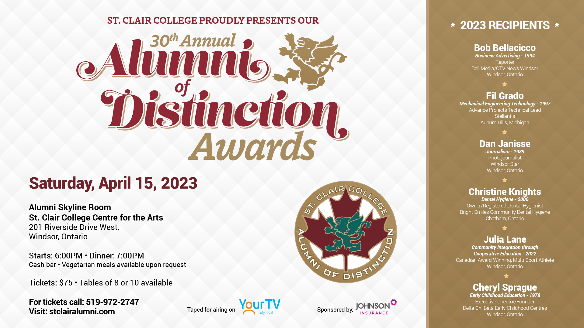 30th Annual Alumni of Distinction Awards